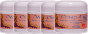 Cleavage Breast Cream - 5 Jars